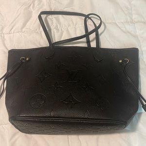 DH Gate Black Louis Vuitton Neverfull lookalike
